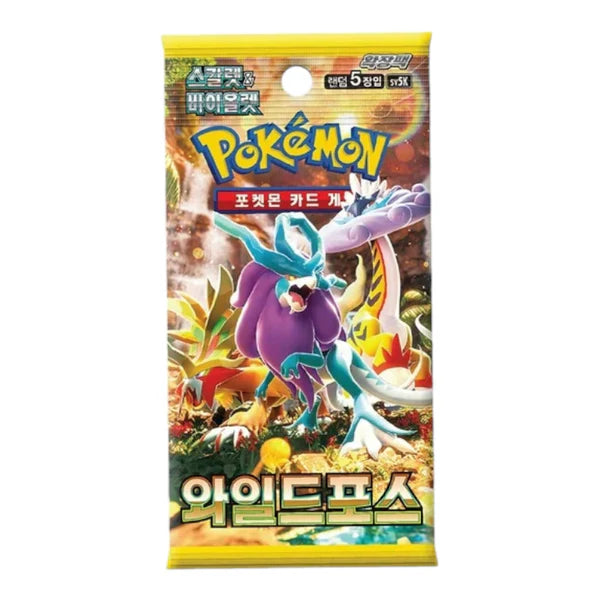 Pokémon TCG: Wild Force (SV5K) - Display (KOR) - SOBRE