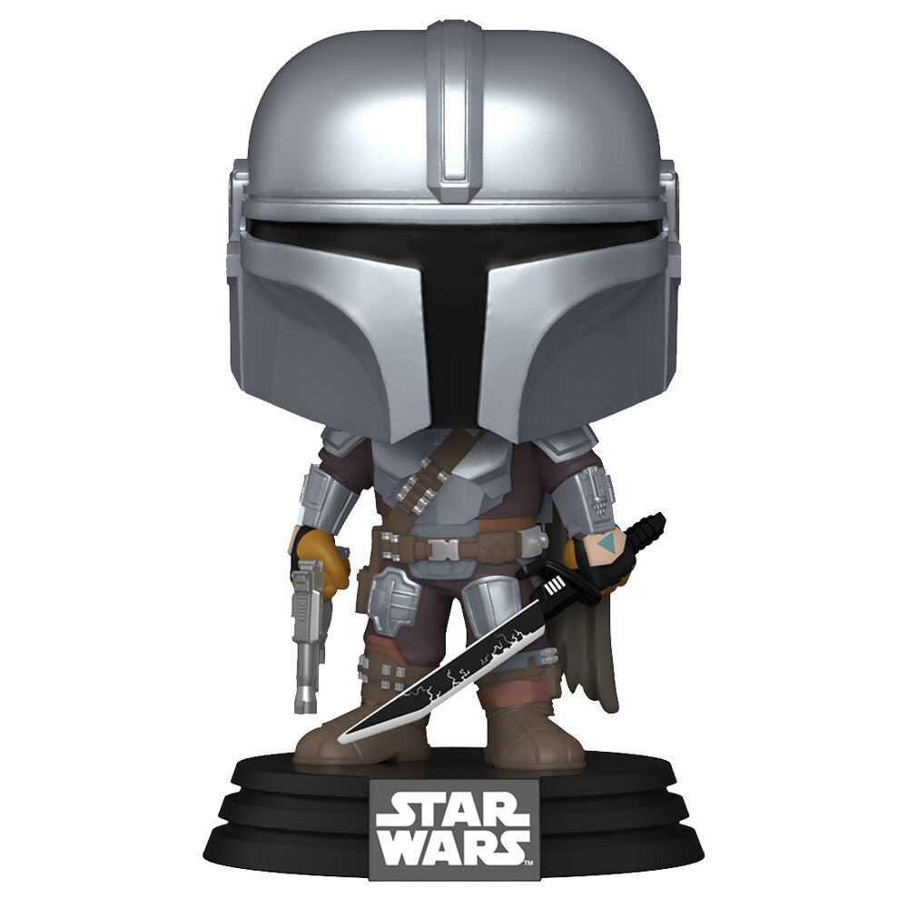 Funko Pop THE MANDALORIAN with darksaber 663