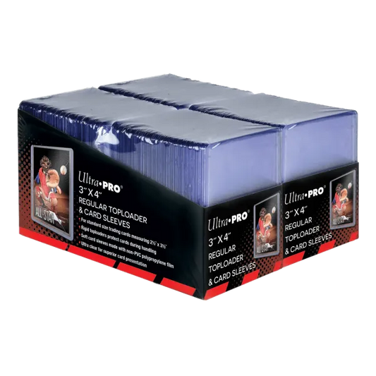 Ultra Pro - 3"x4" Regular Toploader + Soft Sleeves - 200ct