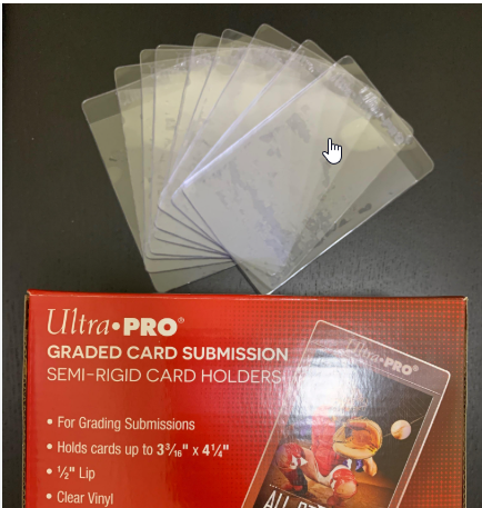 Ultra Pro - Semi Rigid 1/2" - Lip Tall Sleeves 100 unidades