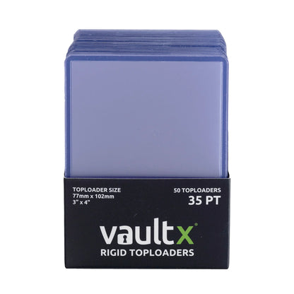 Vault X Toploaders 35pt para Cartas Coleccionables (Paquete de 50)