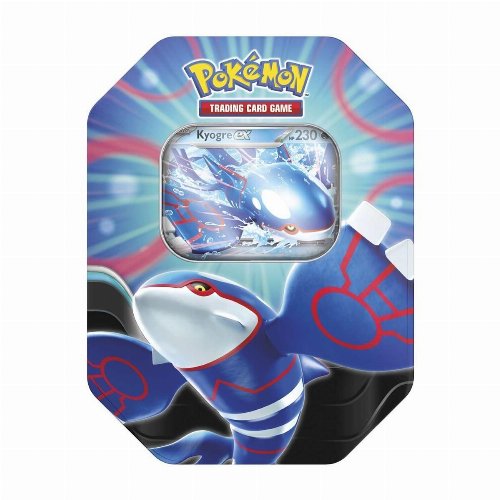 Lata Azure Legends Tins: Kyogre ex Tin - Inglés