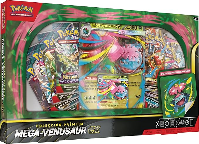 Caja Mega Venusaur EX Premium Collection ESPAÑOL