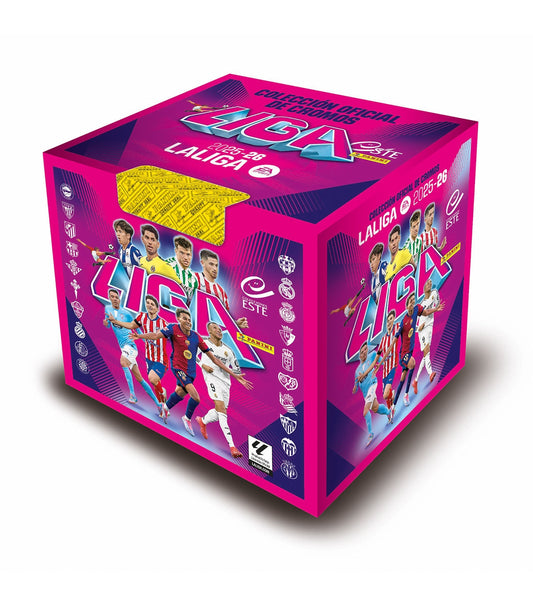 Caja 50 Sobres La Liga 2025/26 de Panini Cromos (2ª edición)