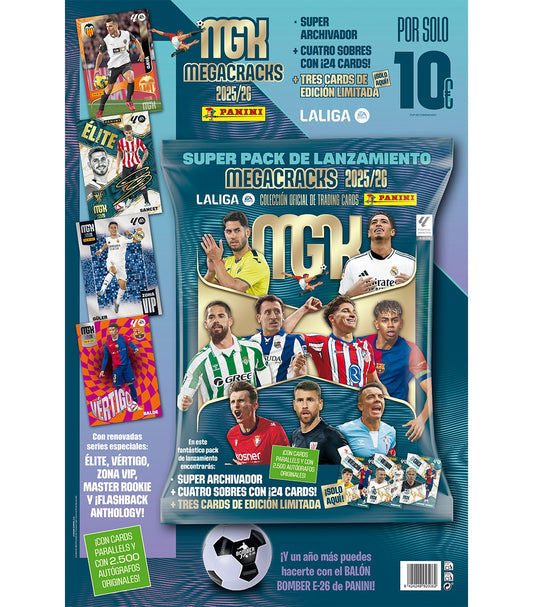 Megapacks Megacracks 2025/26 (Arch.+ 4 Sobres + 3 C.E.)