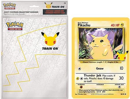 Album Pokemon Pikachu 25th Aniversario + carta Pikachu